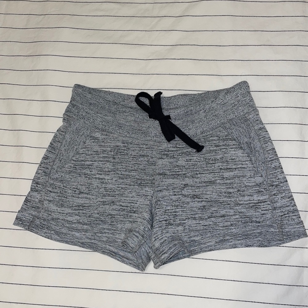Athleta Grey Sweat lounge shorts
